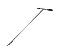 KADAX Broca de perforación para plantar árboles, broca de mano en forma de T para jardinería, broca de jardín para postes de vallas, broca con mango (50 mm de diámetro)