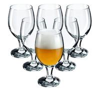 KADAX Copas de vino, copas de vino aptas para lavavajillas, juego de copas y elegante para vino tinto y blanco, copas para servir vino y champán (6 x 400 ml, para cerveza)