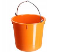 KADAX cubo de construcción de plástico, cubo para mortero con asa, naranja,...