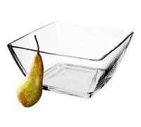 KADAX Cuenco de cristal, 18,8 x 13,1 x 8,9 cm, frutero de vidrio resistente, ensaladera clásica, cuenco de cristal apto para lavavajillas, cuenco transparente para aperitivos (transparente/1 pieza)