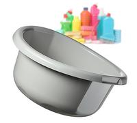 KADAX Cuenco de plástico, cuenco para lavar en diferentes tamaños y colores, cuenco resistente, cuenco universal, para baño, lavadero (15 L, gris)