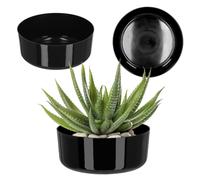 KADAX Cuenco de plástico para flores, cuenco redondo, cuenco para plantas,...