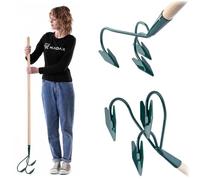 KADAX cultivador, Garra de jardín, azada de jardín para aflojar la Tierra, cultivador para el jardín, cultivador Manual de Metal, Garra de Flores, Accesorios de jardín, rastrillo de Flores