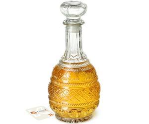 KADAX Decantador para bebidas, elegante jarra de whisky para hombres, decantador de vino clásico con diseño único, botella de whisky como regalo (1 l - 1 unidad)