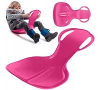 KADAX deslizador inferior para niños, deslizador de nieve de plástico rosa