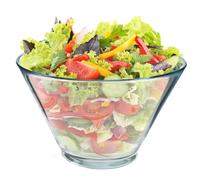 KADAX Ensaladera de 16,6 cm, de vidrio sin plomo, apto para lavavajillas, cuenco de cristal reciclable para servir ensaladas, patatas fritas, palomitas de maíz o galletas (1 x 17 cm)