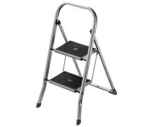 KADAX escalera plegable de acero, escalera con capacidad de carga de hasta...