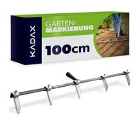 KADAX Extractor de ranuras con cinco cuchillas de acero, herramienta de mano para siembra, ranurado y plantación, herramienta de jardinería para hacer surcos rectos