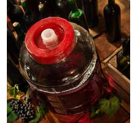 KADAX Garrafa de fermentación 12L, botella de vidrio con tapa de plástico, balón de vino, botella de fermentación de vidrio, botella de vidrio universal, tarro de pepinillos, frasco de almacenamiento