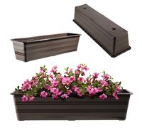 KADAX macetero de plástico, marrón, 60 cm
