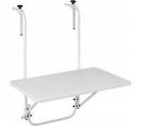 KADAX Mesa Colgante, Mesa Plegable para Balcón, Blanco, 40 x 60 cm