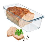 KADAX Molde de cristal transparente para tarta real, resistente con fondo grueso, apto para cocinas eléctricas y de gas, para pizza (28 cm)