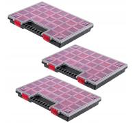 KADAX Organizador, caja de herramientas de plástico, con tapa, 40 x 30 cm,...