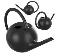 KADAX Regadera de 1,2 L, pequeña regadera de plástico para plantas de interior, regadera con boquilla larga para fácil riego, regadera de jardín (negro)