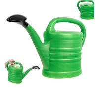 KADAX - Regadera de plástico de jardín para interior y exterior, para flores, plantas de interior, equipo de riego, jardín, hogar, con mango cómodo, ligera