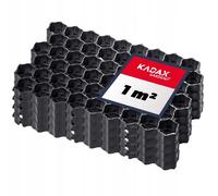 Kadax Rejilla protectora para césped de plástico 60x40 cm