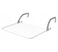 KADAX Secadora de ropa para balcón, tendedero para balcón, barandilla de...