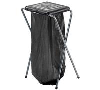 KADAX Soporte para reciclaje de basura, soporte para bolsas de basura estable con tapa de plástico, soporte para bolsas de basura, soporte para bolsas de basura, soporte para bolsas de basura