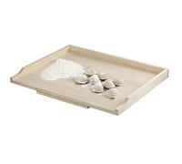 KADAX Tabla para pasta, tabla de madera de álamo, tabla de masa con listones de bisagras, tabla tradicional para pasta, tartas, albóndigas (una cara, 50 x 70 cm)