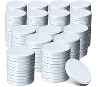 KADAX Tapa de rosca fi66 mm, tapa de repuesto de metal, tapa para conservas de 200 ml y 315 ml, tapa con 4 dientes de bloqueo, tapa (200 unidades, blanco)