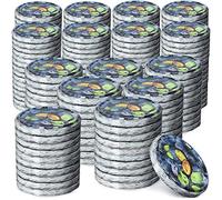 KADAX - Tapa de rosca fi82 mm x 200 piezas, tapa twist-off Juego de metal, tapa de repuesto para frascos, tapa con 6 muescas para frascos rectos y tarros de conservas