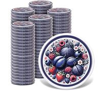 KADAX Tapas de Rosca fi 66 mm Juego de 100 - Metal Twist-Off con junta hermética, tapas de repuesto reutilizables para tarros y frascos de vidrio