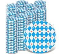 KADAX Tapas de Rosca fi 66 mm Juego de 200 Azul - Metal Twist-Off con junta hermética, tapas de repuesto reutilizables para tarros y frascos de vidrio