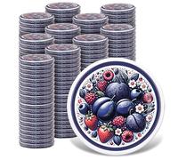 KADAX Tapas de Rosca fi 66 mm Juego de 200 - Metal Twist-Off con junta hermética, tapas de repuesto reutilizables para tarros y frascos de vidrio