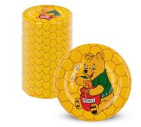 KADAX Tapas de Rosca Fi43 mm, Juego de Tapas de Metal Para Tarros de 40 ml, Con 4 Dientes de Bloqueo, Para Botellas (Winnie the Pooh, 10 Unidades)