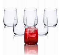 KADAX Vasos de agua, juego de 6, vasos de bebida, vasos de jugo de cristal, vasos resistentes para agua, jugo, jardín, fiesta, bebida, cerveza, vasos universales, vasos de cóctel, vasos de bebida