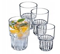 KADAX vasos largos, vasos de cóctel, vasos de bebida, juego de 4x320 ml