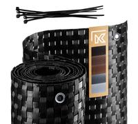 KADAX Visor para Balcón, Terraza, Valla, 0.9x7m, Negro