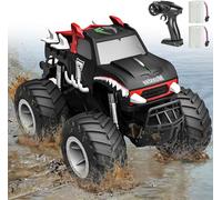 KADAYAYA Coche Teledirigido 2.4GHz RC Coche RC Coche Offroad Truck 20 km/h All Terrains RC Auto 2 Baterías 7.4 V 900mAh con 60Min de Juego, Juguete Regalo para Niños Principiantes de 6 a 12 Años(Rojo)