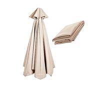 KADEUX 6 Varillas/8 Varillas 270cm/300cm Tela De Recambio para Sombrilla, Toldo De Recambio para Sombrilla De Patio/Sombrilla De Jardín/Sombrilla De Mesa, Cubierta De Sombrilla Redonda (Color : Beige