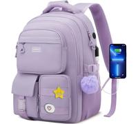 kadilong Mochilas Ordenador Portatil para Mujer,Mochila Escolar Señora Impermeable con Espacio para Portátil,para Alumnas de Bachillerato y Salidas Exteriores
