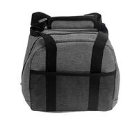 Kadimendium Bolsa para una Sola Bola de Bolos, Bolsa Compacta y Elegante para Facilitar su Transporte, Adecuada para Jugadores de Bolos, Hecha de Tela Oxford Duradera, Tamaño 22x22x22 Cm (Gris)