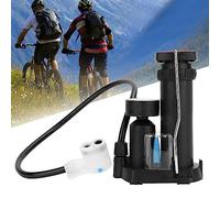 Kadimendium Bomba Inflable para Bicicleta, Inflador Compacto y Ligero para Neumáticos de Bicicleta, Bomba de Compatible con Doble Válvula, Ciclistas y Entusiastas del Aire