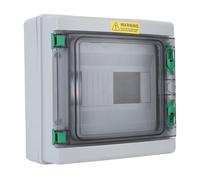 Kadimendium Caja de Conexiones Eléctricas a Prueba de Agua para Exteriores IP66, Resistente y Confiable para Talleres y Centrales Eléctricas, 8 Circuitos