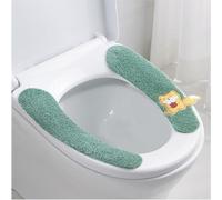 Kadimendium Cojín para Asiento de Inodoro, Funda Cálida de Felpa Suave para Comodidad en Invierno, Almohadilla Lavable y Reutilizable para Asiento de Inodoro, 1 Unidad