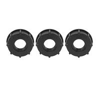 Kadimendium Conector de Tanque de Agua, Conector de Drenaje de Manguera de Rosca Gruesa Fuerte, Diámetro Interior de 60 Mm, Juego de Adaptadores de Tanque IBC de 3 Piezas, Junta Incorporada para un