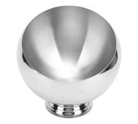Kadimendium Cuenco para Servir en ángulo de Acero Inoxidable 304, Diseño Inclinado para Condimentos, Postres, Restaurantes, Cocina, 1 Unidad (Tamaño grande con base)