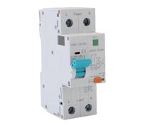 Kadimendium Disyuntor de Falla de 1P+N Disyuntor en Miniatura Protector de Fugas de Sobrecarga para Circuitos de CA 1 Unidad (40A)