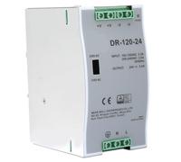Kadimendium Fuente de Alimentación Conmutada de Riel DIN Estable de 24V 5A 120W con Protección contra Sobrecarga para Instalación de Riel Guía