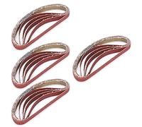 Kadimendium Herramienta de Reemplazo de Tira Abrasiva de Correa de Papel de Lija para Lijadora Mm Afilada y Duradera para Pulir Metales 80#/180# para Mejoras en el Hogar 20 Piezas (40#)