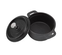 Kadimendium Horno Holandés de Hierro Fundido, Olla Aislada con Tapa | Rendimiento de distribución del calor, ergonómico para un fácil agarre, Ideal para cocinar y hornear a fuego lento