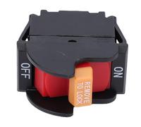 Kadimendium Interruptor de Sierra de Mesa, Interruptor de Control de Encendido y Apagado de Alta Resistencia para Herramientas Eléctricas y Aplicaciones Automotrices, Material ABS, Capacidad de 20