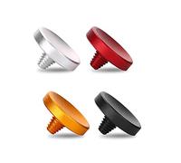 Kadimendium Juego de Botones Disparadores para Cámara X-E1 XT10 XT20 XE2S X100F, Botón de Obturador Cóncavo de Aleación de Aluminio, 4 Piezas de Interfaz de Tornillo de Alta Precisión para