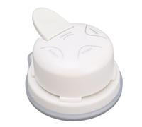 Kadimendium Perforadora de Esquinas Compacta, Cortador Portátil de Diseño 4 en 1 para Manualidades en Casa, Escuela, Oficina, Estudio Fotográfico (Blanca)