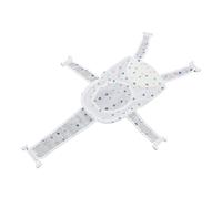 Kadimendium Red de Baño para bebé de Malla Transpirable con Almohada de Esponja Suave, Diseño Antideslizante, Ajustable, para Recién Nacidos y Bebés (Estrella)