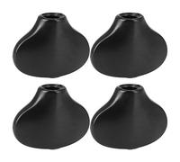 Kadimendium Tapa de Clavija de Afinación para Ukelele Mangos en Forma de Cola de de Alta Calidad 4 Juegos para bajo Hebilla de Eje Aleación de Zinc Negro Fácil Reemplazo para Músicos e Intérpretes